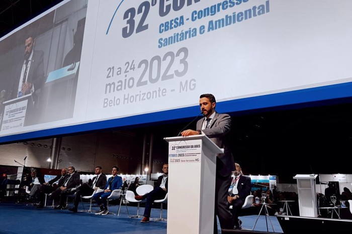 ANA discute saneamento básico no 32º Congresso da Associação Brasileira de Engenharia Sanitária e Ambiental