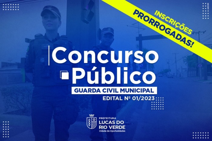 Inscrição para o Concurso Público 01/2023 da GCM é prorrogada até 11 de junho