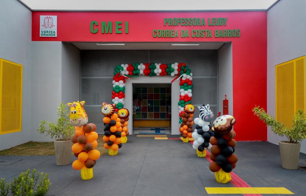 Prefeito de VG inaugura CMEI Professora Leuby Corrêa da Costa