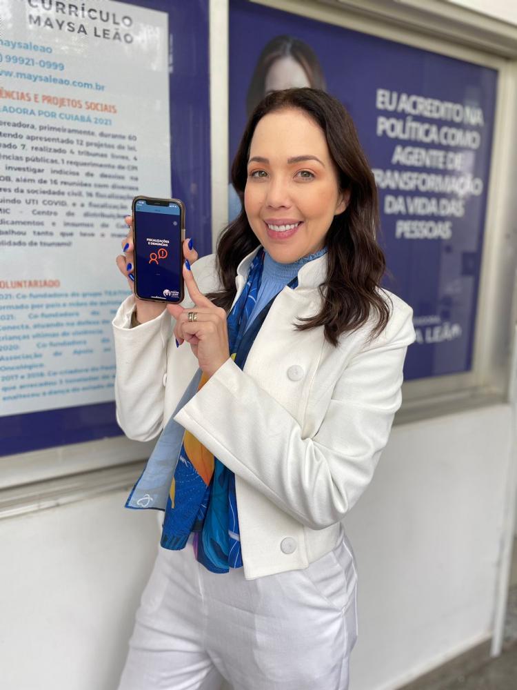 Vereadora Maysa Leão lança aplicativo para registrar demandas da população