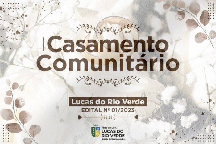 Casamento Comunitário está com pré-cadastro de inscrições abertas