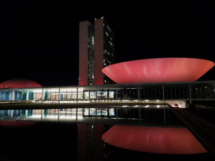Congresso se ilumina de vermelho pelo Dia de Conscientização sobre a Doença Falciforme
