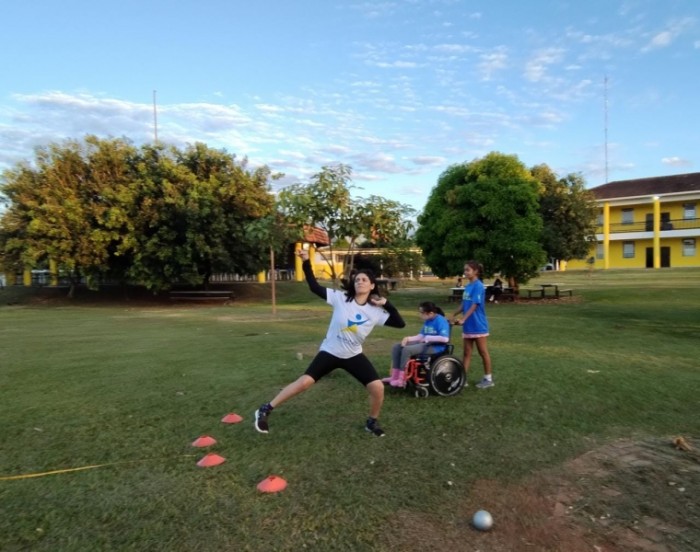 Alunas Viva Lucas se preparam para os Jogos Escolares Paralímpicos Mato-grossenses