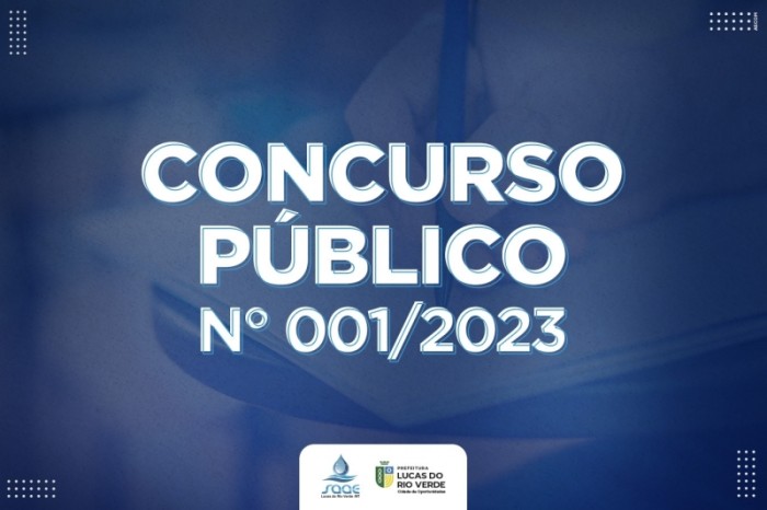 Divulgado resultado preliminar da classificação na prova objetiva do Concurso Público nº 001/2023 do Saae