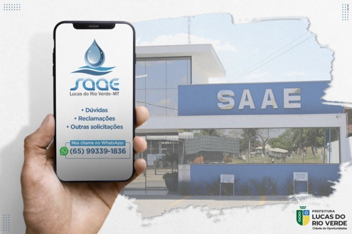 Saae disponibiliza número de Whatsapp para atendimento à população