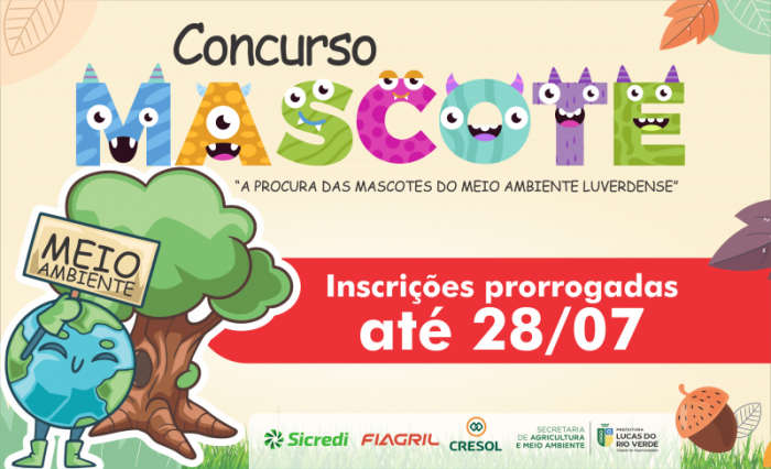 Concurso Mascote do Meio Ambiente é prorrogado até 28 deste mês