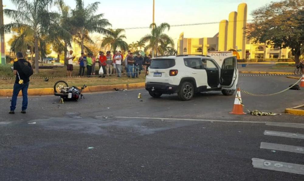 Acidente entre Jeep e motocicleta mata jovem de 19 anos 