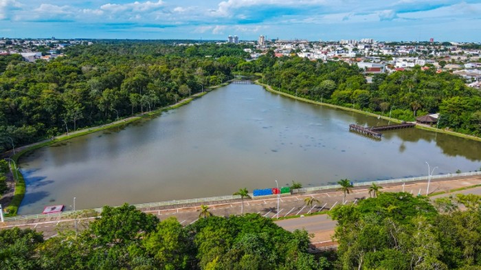 Lago Ernani José Machado passará por limpeza e revitalização do píer