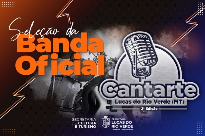 Inscrições para Banda Oficial do Cantarte terminam neste domingo (23)