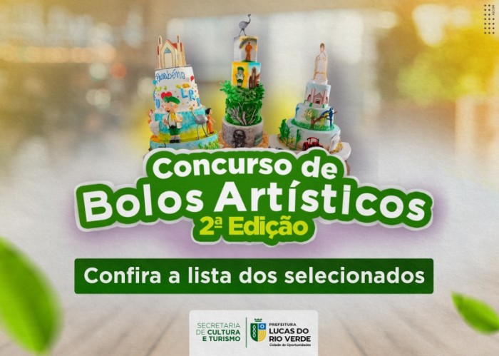 Cultura divulga lista de selecionados para o Concurso de Bolos Artísticos