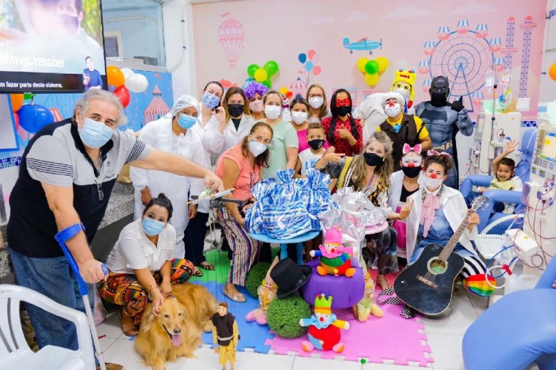 Governo de MT realiza dia das crianças para estudantes do programa Classe Hospitalar