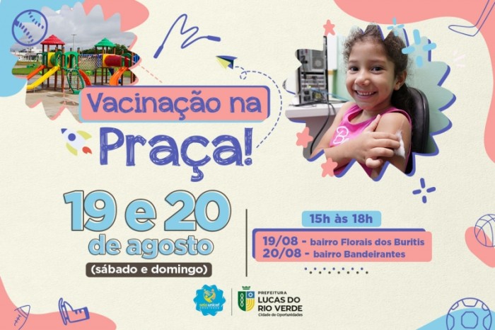 Secretaria de Saúde realizará vacinação neste final de semana