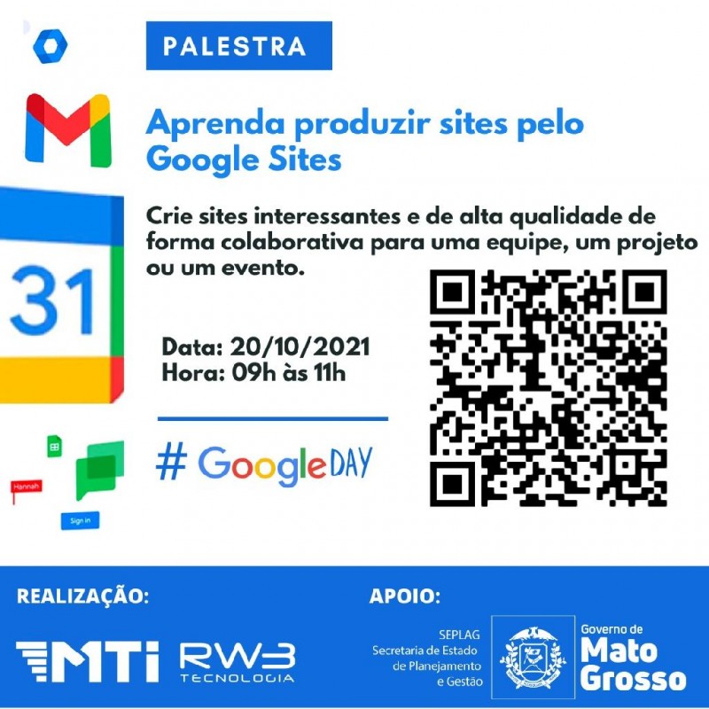 Google Day ensina como desenvolver sites rápidos pelo MTI Google Workspace eCrypto