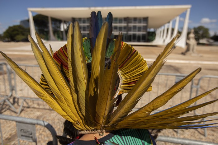 Indígenas se mobilizam para acompanhar julgamento do marco temporal