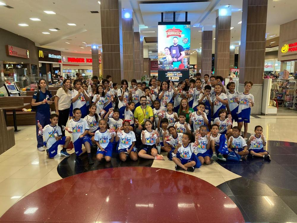 Shopping 3 Américas beneficia crianças do Instituto Desportivo da Criança, em Cuiabá