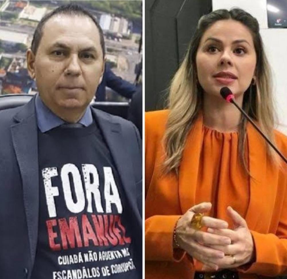 Michelly e Dilemario lideram, e pesquisa aponta força da oposição na Câmara de Cuiabá