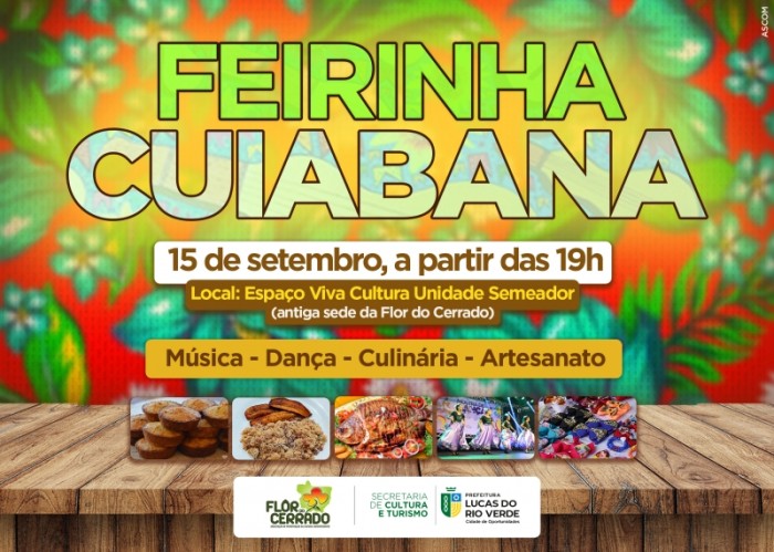 Feirinha Cuiabana acontece nesta sexta-feira (15) em Lucas do Rio Verde