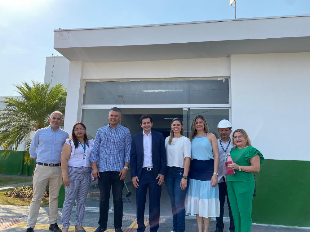 Garcia visita obras na UBS do Jardim Imperial e ressalta alto padrão de qualidade