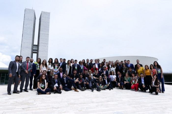 Estudantes participam de Estágio-Visita na Câmara dos Deputados