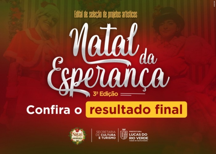 Natal da Esperança: Cultura divulga selecionados no edital de projetos artísticos