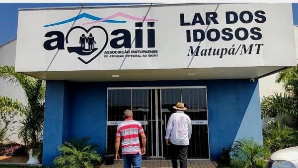 Vereador visita Lar do Idosos gerido por associação em Matupá