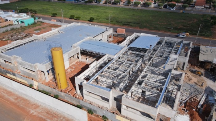 Obras do CEI Irmã Dulce seguem avançando