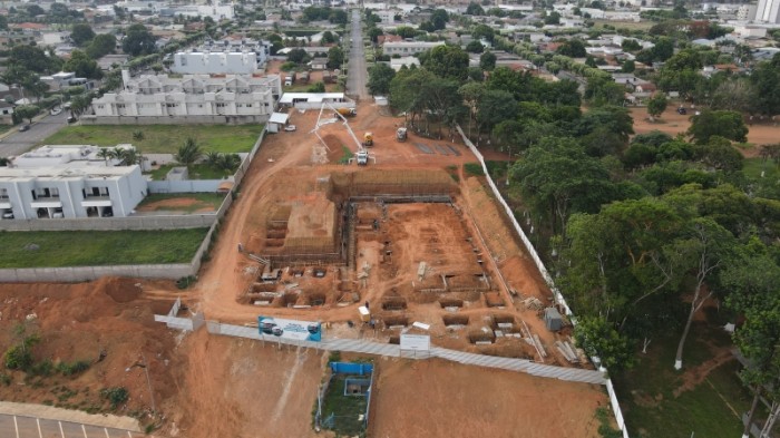 Construção do Centro Cultural de Lucas do Rio Verde chega a 21%