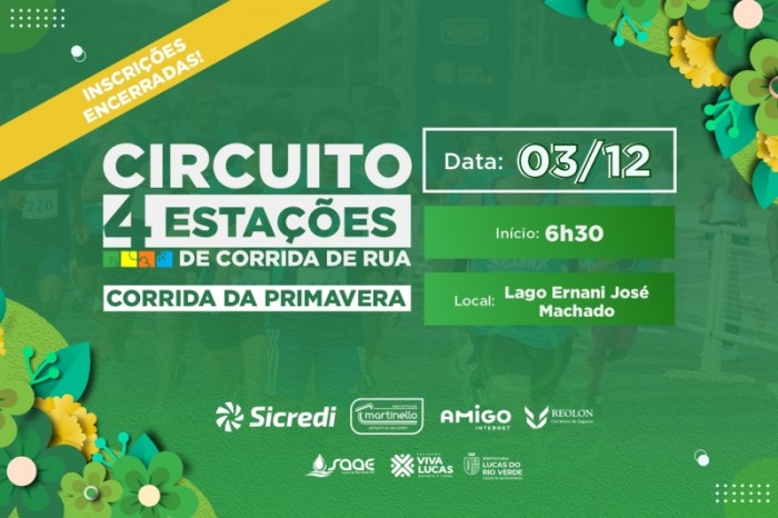 Corrida da Primavera já tem percurso definido pela Secretaria de Esporte e Lazer