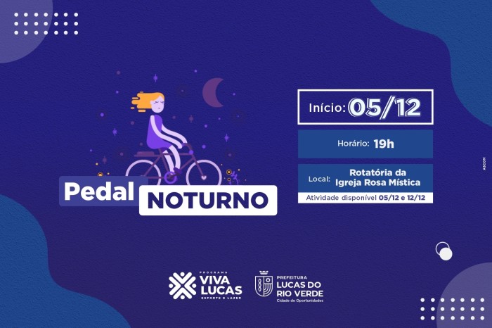 Esporte promove pedalada noturna ao ar livre para iniciantes
