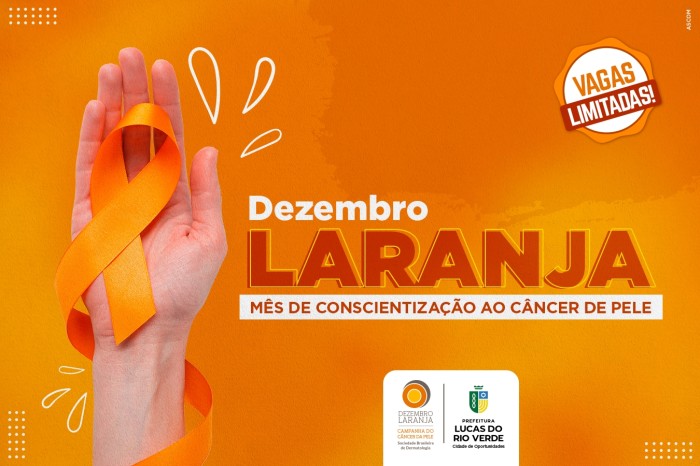 Ação no Espaço Saúde marca início da campanha do Dezembro Laranja