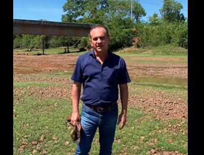 Município de Poconé tem sofrido com a falta de água, alerta deputado 