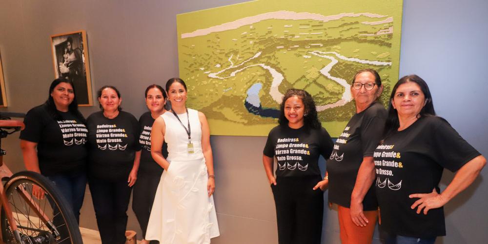 Arte várzea-grandense das redeiras de Limpo Grande brilha na CASACOR Mato Grosso 2023