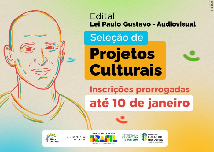 Edital Paulo Gustavo: inscrições são prorrogadas até 10 de janeiro