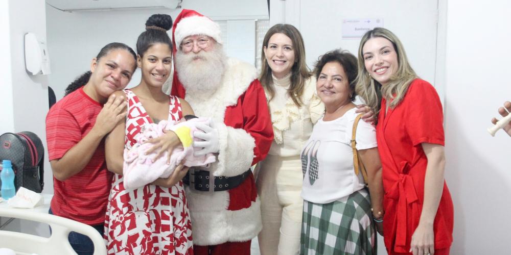 Gestos de amor e compromisso marcam visita à maternidade de Várzea Grande