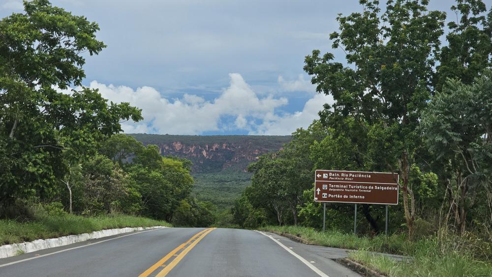 Trecho da MT-251 no Portão do Inferno permanecerá fechado até as 14h desta quinta-feira