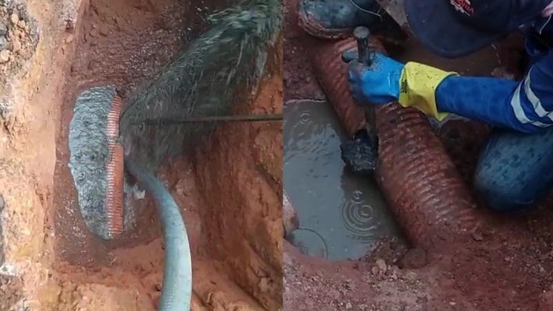 Saae alerta para descarte irregular de materiais na tubulação de esgoto