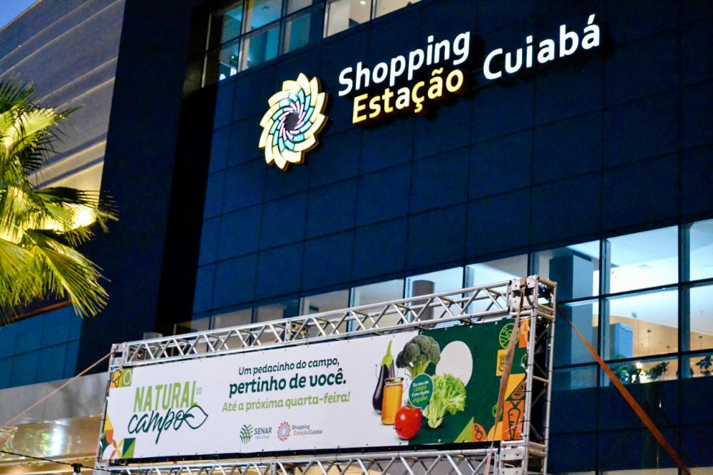 Senar-MT e Shopping Estação Cuiabá trazem produtores do Estado em feira semanal