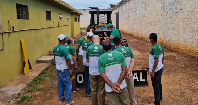 Reeducandos participam de curso de Manutenção Agrícola em Várzea Grande