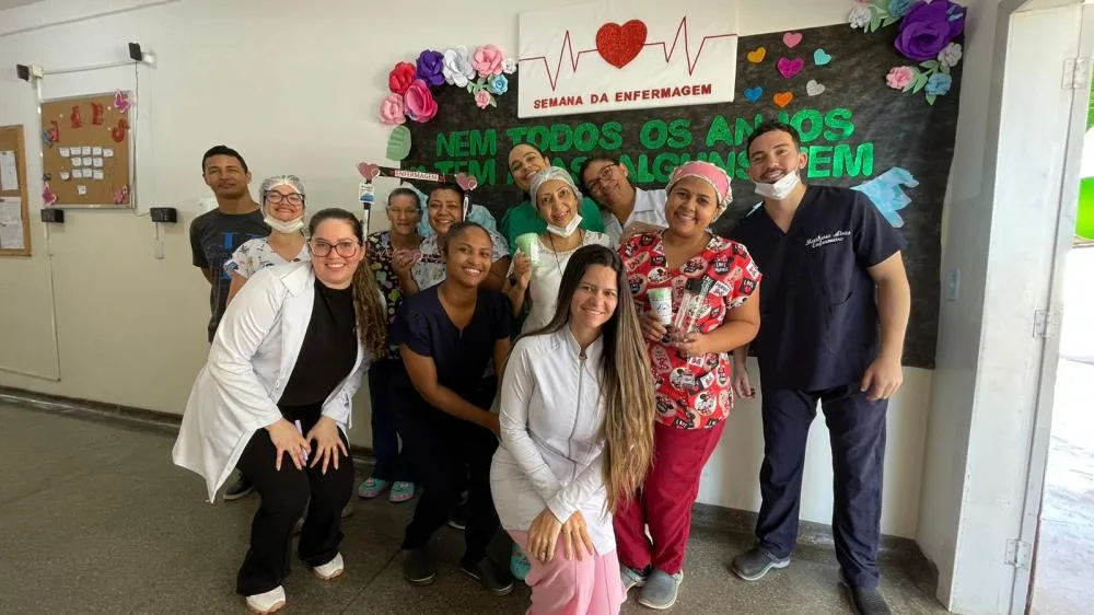 Semana da Enfermagem - Coordenadora parabeniza toda equipe da Upa Sul Cuiabá