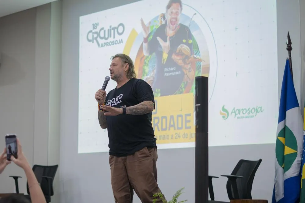 Circuito Aprosoja chega a região Sul-mato-grossense na próxima semana, com Richard Rasmussen