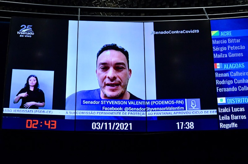 Styvenson pede prorrogação dos trabalhos da Comissão Temporária da Covid-19