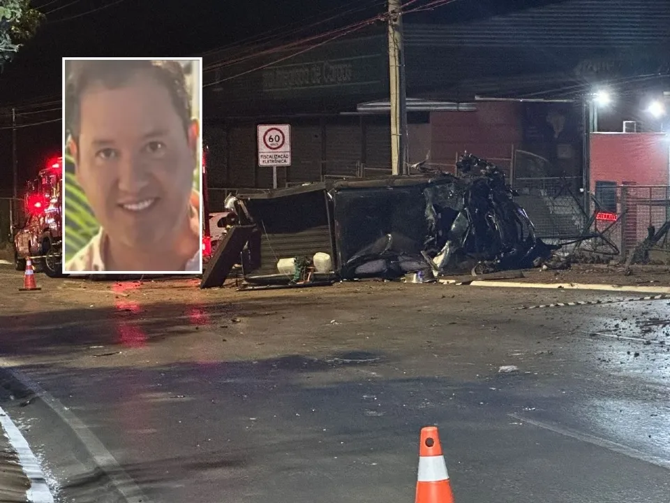 Empresário morre após capotar caminhonete na Avenida Miguel Sutil