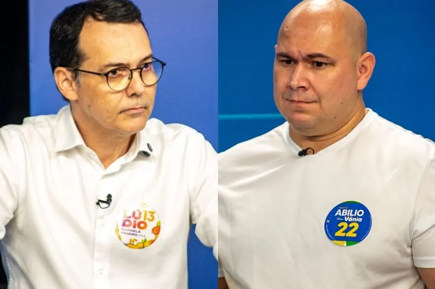 Abílio aparece com 53,5% dos votos válidos contra 46,5% de Lúdio