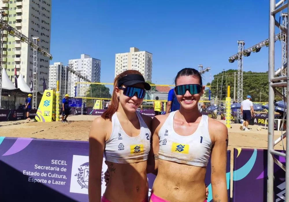 Atletas de MT disputam o torneio principal do Circuito Brasileiro de Vôlei de Praia