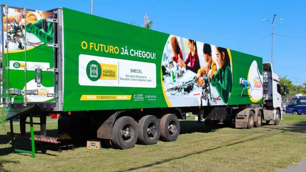 Carreta tecnológica vai atender alunos neste segundo semestre em Várzea Grande