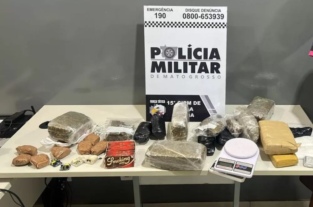 Força Tática prende faccionado com tabletes de maconha em Várzea Grande