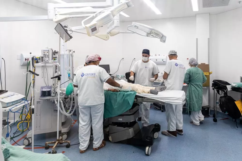 HMC faz primeira cirurgia de alta expansão de pele em paciente com queimadura