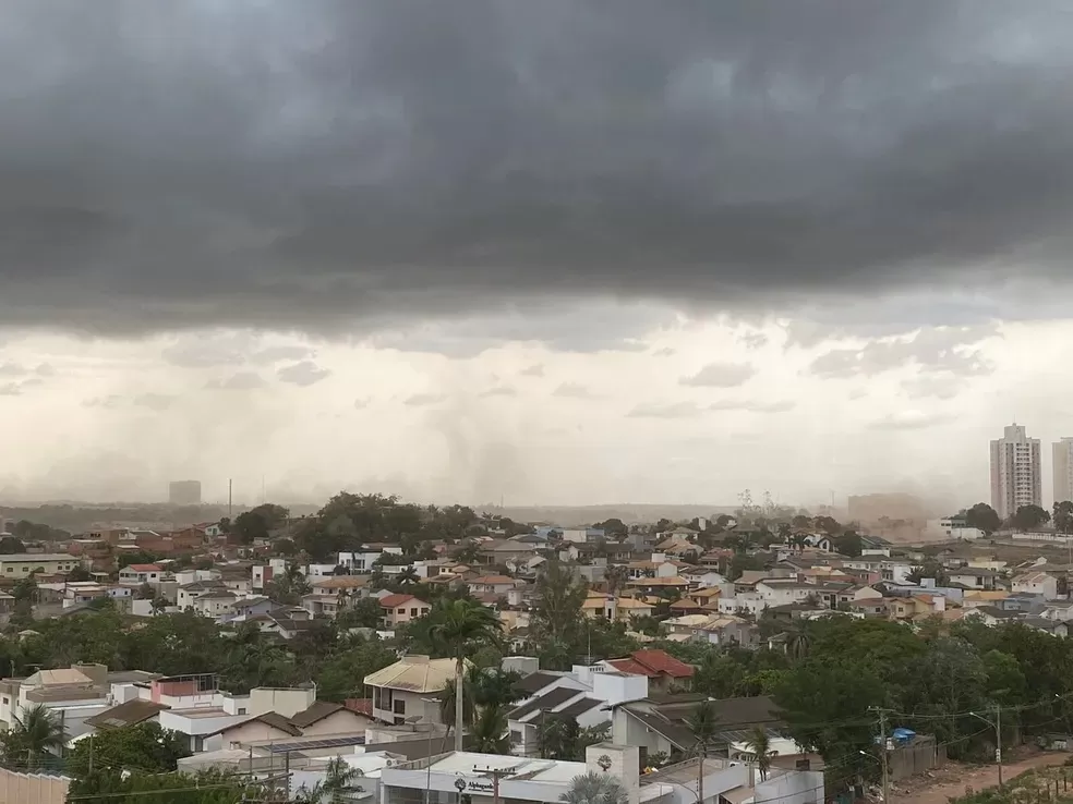 Meteorologia prevê tempestade em Cuiabá e mais 47 cidades de MT 