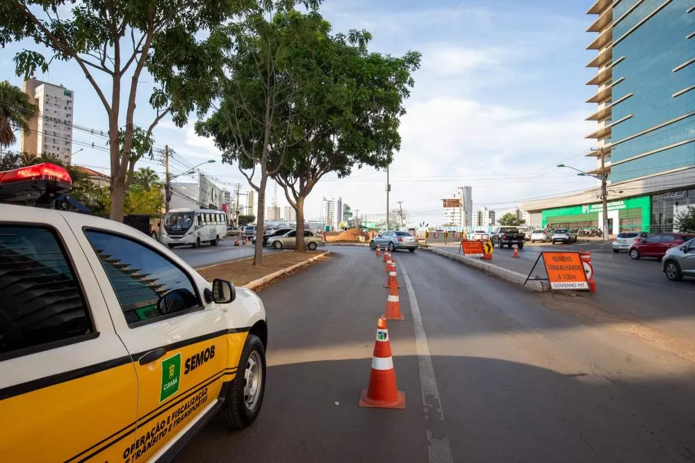 Interdições simultâneas em ruas de Cuiabá começam nesta segunda-feira