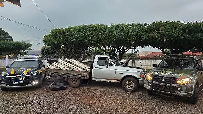 PRF e Gefron interceptam carregamento de cocaína avaliado em R$ 1,4 milhões 